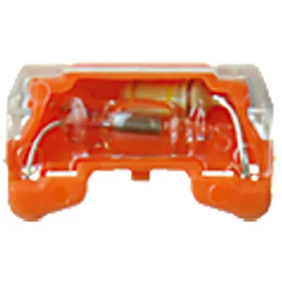 ELSO Steck-Glimmlampe 296101 | Leuchtmarkierung 250V AC | 1mA | Stecksockel | für Schalter & Taster | orange