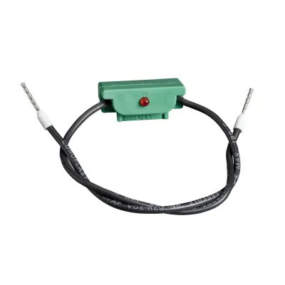 ELSO Leuchtmarkierungsbaugruppe 123150 | LED Beleuchtungseinsatz 12-24V | flexible Anschlussdrähte | grün