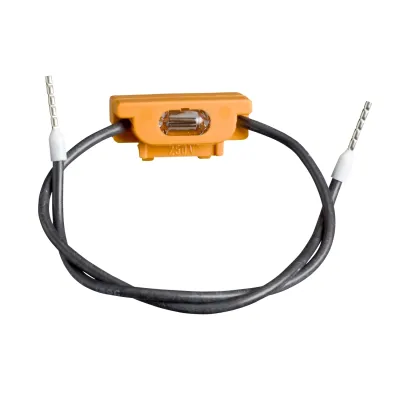 Elso Leuchtmarkierungsbaugruppe 123160 | Steck-Glimmlampe 250V | 1,5mA | 2 Anschlussdrähte 100mm | hell | orange