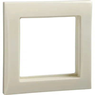 Elso Rahmen 1-fach JOY 264100 | Unterputzrahmen für Steckdose/Schalter | perlweiß | Duroplast | IP20