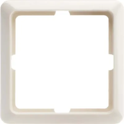 Elso Rahmen 1-fach SCALA 204110 | Unterputz Schalterrahmen | Duroplast | glänzend | IP20 | perlweiß