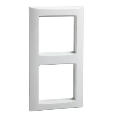 Elso Rahmen 2-fach JOY 264204 | Schalterabdeckung für Steckdosen & Schalter | Duroplast | waagerecht & senkrecht