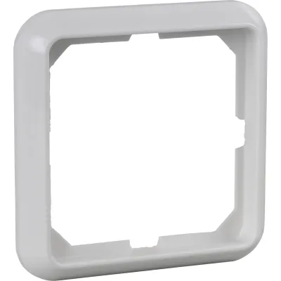 Schneider Electric Elso Rahmen 1-fach 204104 | Abdeckrahmen für Schalter & Steckdosen | Duroplast | glänzend | reinweiß