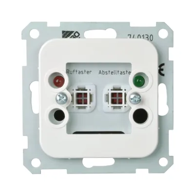 Elso Ruf-/Abstelltaster SIGMA 740130 | Schwesternrufsystem | Patientenrufanlage Einsatz | halogenfrei | Doseneinbau