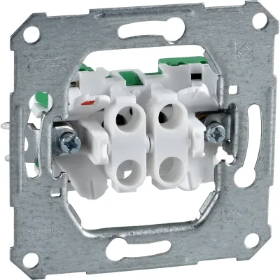 Elso Serienschalter Unterputz 111500 | 2-polig | 10A 250V AC | Steckklemme | Kupferleiter 1,5-2,5mm² | IP20