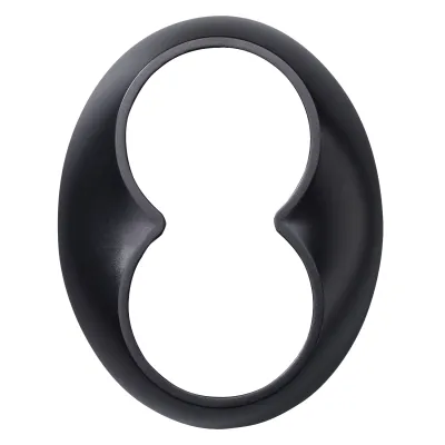 ELSO Rahmen für Steckdose 2-fach WDE011424 Renova | Unterputz | Kunststoff matt | halogenfrei | schwarz RAL 9005