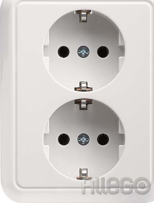 ELSO Steckdose 2f.pws halbversenkt 235400