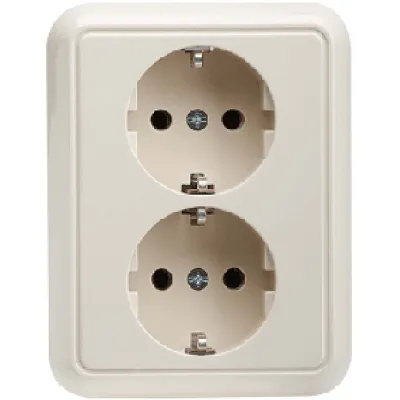 ELSO Steckdose 2f.pws halbversenkt 235400