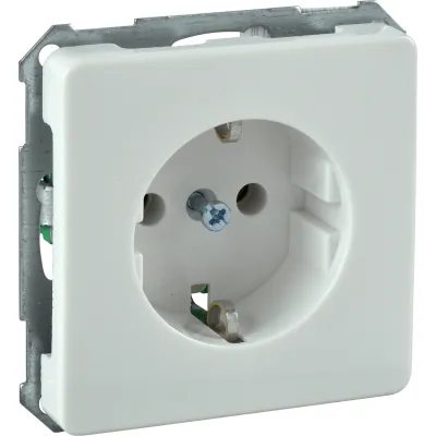 Schneider Electric Elso Steckdose | SCHUKO UP | 16A 250V | Steckklemme | IP20 | Duroplast | halogenfrei | reinweiß