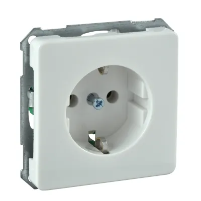 Schneider Electric Elso Steckdose | SCHUKO UP | 16A 250V | Steckklemme | IP20 | Duroplast | halogenfrei | reinweiß