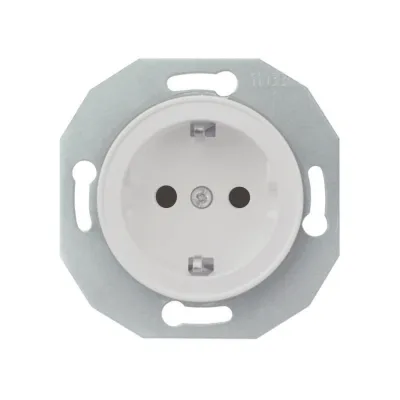 Schneider Electric Steckdose WDE011103 | Schuko Unterputz | Kinderschutz | erhöht Berührungsschutz | 16A 250V | Weiß