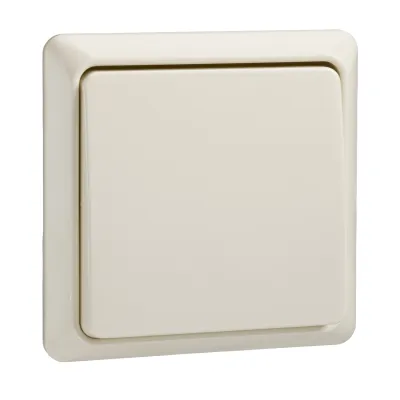 Elso Taster 512100 | Wipptaster Schließer | Aufputz | 10A 250V | Schraubklemme | Thermoplast | perlweiß