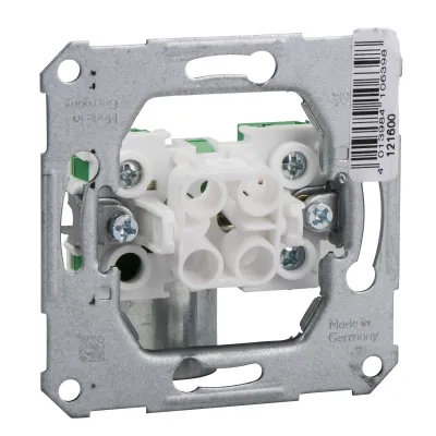 Elso UP-Taster 122100 | 1 Schließer | 10A 250V | Schraubklemme | Unterputz | für Kupfer- & Aluminiumleiter | halogenfrei