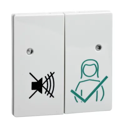 ELSO Tastfläche 2-fach ELG740194 | Joy Dienstzimmereinheit | Zentralplatte Schwesternruf | weiß RAL 9010 | halogenfrei