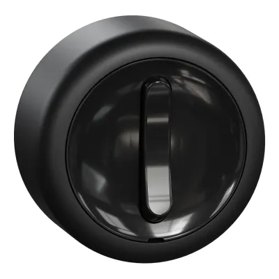 ELSO Universalschalter WDE015921 | 16A 250V | Aufputz Komplettgerät | Steckklemme | RENOVA Design | matt | schwarz