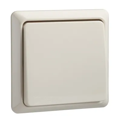 ELSO Universalschalter 511600 | Wechselschalter Aufputz 10A 250V | Schraubklemme | IP20 | Thermoplast perlweiß