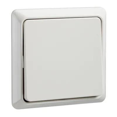 Elso Universalschalter 251600 | Aus-/Wechselschalter Unterputz | 10A 250V | Schraubklemme | Thermoplast | perlweiß