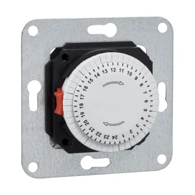 Elso Tageszeitschaltuhr 177100 | Unterputz | 230V 16A | 24h Schaltrad | 30min Intervall | Synchronmotor