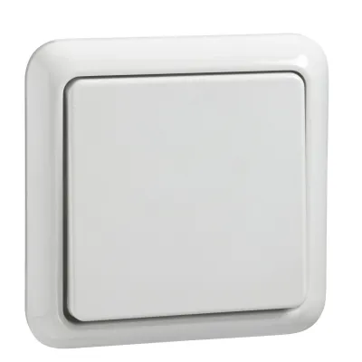 Schneider Electric Elso | Universalschalter UP | Wechselschalter IP44 | 10A 250V | Steckklemmen | reinweiß