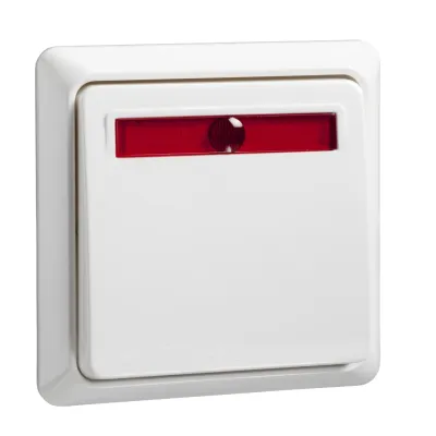 Elso Wechselkontrollschalter 501624 | 10A 250V | Aufputz | Glimmlampe beleuchtet | Steckklemmen | Thermoplast | reinweiß