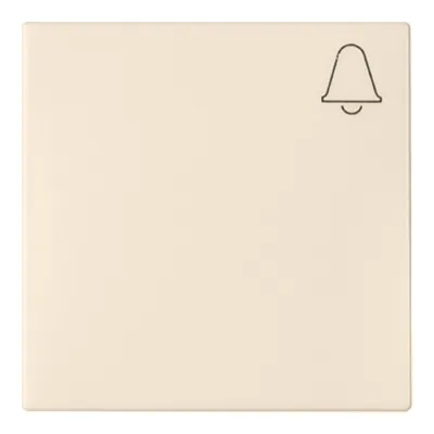 Elso Wippe | Modell JOY 273104 | Symbol Klingel | für Universal- und Kreuzschalter & Taster | Duroplast | reinweiß