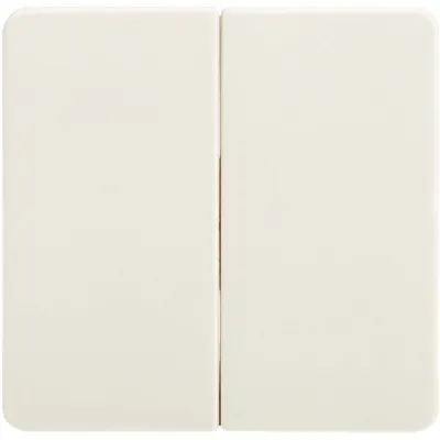 ELSO Wippe Serienschalter/Doppeltaster 213500 | Schalterwippe Paar | Serie FASHION/RIVA/SCALA | Duroplast | perlweiß