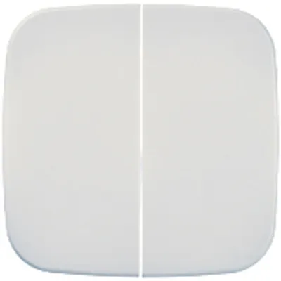 Elso Wippe für Serienschalter und Doppeltaster 293504 | zweifach | Thermoplast | glänzend | halogenfrei | reinweiß