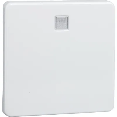 ELSO Wippe 1-fach 213614 | beleuchtet | für Schalter & Taster | Kunststoff Duroplast | IP20 | reinweiß | FASHION