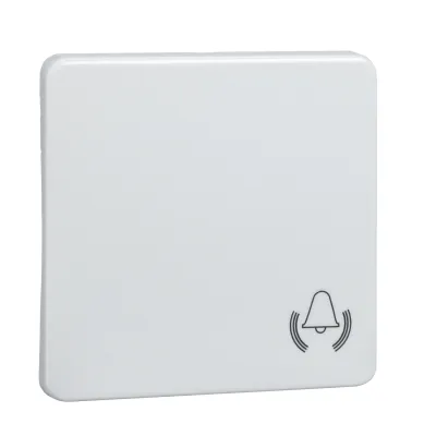 Elso Wippe 1-fach 213104 | Klingelschalter-Symbol | passend für Universal-, Kreuzschalter & Taster | reinweiß