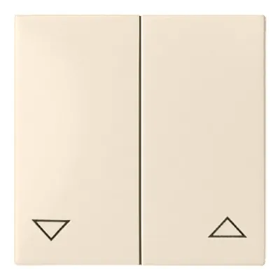 Elso Wippe für Jalousietaster/Jalousieschalter 273804 | Pfeilsymbole | zweiteilig | Kunststoff Duroplast | reinweiß