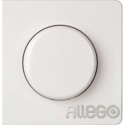 Bild: ELSO Zentralplatte Dimmer mit Drehknopf ELG227014 FAB reinweiß Elso Zentralplatt