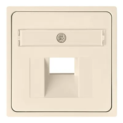 Elso Zentralplatte UAE/IAE 366504 | 1x RJ45 | Schriftfeld 8x45mm | UP | Kunststoff Thermoplast | reinweiß RAL 9010