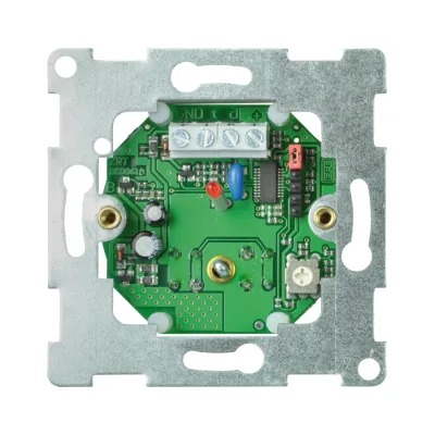 Elso Zugtastereinsatz 735100 | Ruftaster mit Systemsteckdose | 2m Zugschnur | LED-Anzeige | UP-Dose | perlweiß