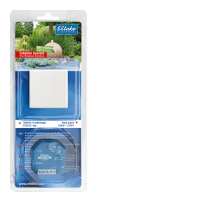 Eltako Funkaktor Blister-Pack BPS-ES | 868 MHz | 1-fach UP-Schaltaktor | Funktaster | stromlos | 230V AC | weiß