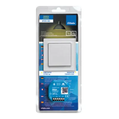 Eltako Blisterpack Dimmen BPD55-D62 | Funk-Dimmaktor & 2-Kanal-Funktaster 230V UP | 868MHz | Unterputz | blau