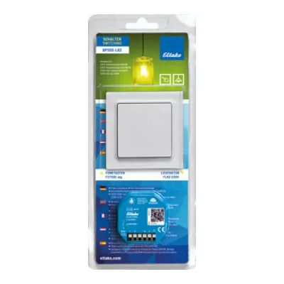 Eltako BPS55-L62 (30001065) | Funk-Schaltaktor Set | 2-Kanal Funktaster | Unterputz | 230V | 10A | 868 MHz
