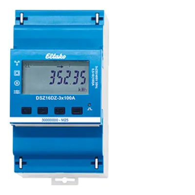 Eltako Drehstromzähler DSZ16DZ-3x100A MID | geeicht | 3-phasig | 100A | Modbus | S0 | digital | REG | IP20