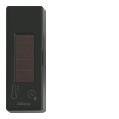 Eltako Funk-Temperatur-Feuchtesensor FTFSB-wg 30000563 | Smart Home Sensor | 868 MHz | Solar & Batterie | reinweiß
