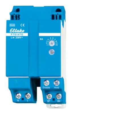 Eltako Taster-Gateway FTS14TG 30014061 | Für FTS14-Systeme | 2-Draht-Bus | RS485 | 230V | REG | 2TE | IP20