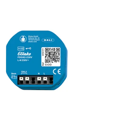 Eltako Funk-DALI-Gateway FDG62-230V 30100868 | Unterputz | bidirektional | 230V AC | Funkbus | EnOcean-DALI Integration