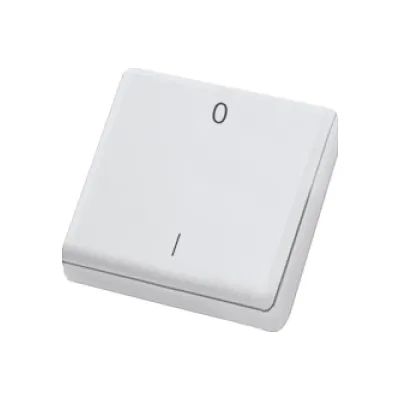 Eltako Funk-Minihandsender FMH2-WS 2-Kanal | batterielos | Smart Home | 43x43mm | 30m Reichweite | weiß