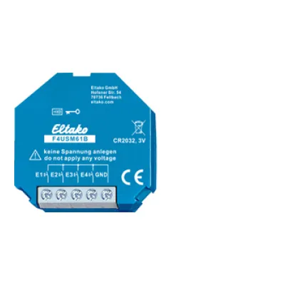 Eltako Funk-Sendemodul F4USM61B | 4-fach Universal | 868 MHz | Einbau | Batterie 5-8 Jahre | IP20 | 30m Reichweite