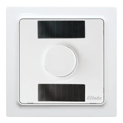 Eltako Funk-Temperaturregler FTR55ESB-pg 30055791 | 868 MHz | Einzelmontage | Solar & Batterie | polarweiß