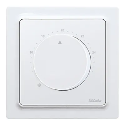 Eltako Funk-Temperaturregler FTR55EHB-wg 30055769 | 868 MHz | Aufputz | E-Design55 | IP20 | Batterie | reinweiß