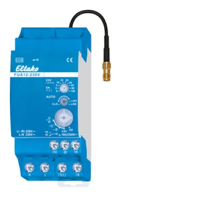 Eltako FUA12-230V Funk-Universal-Aktor | 1x10A | 868 MHz | bidirektional | REG | potentialfrei | IP20 | blau