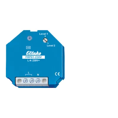 Eltako FRP61-230V Funkrepeater | 1-/2-Level | Unterputz | 230V | bis 100m Reichweite | IP20 | 0,9W Stand-by-Verlust