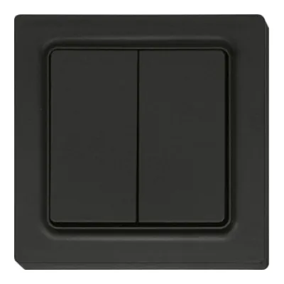 Eltako Funktaster F4T55E-am | 4-Kanal Wandsender | Aufputz | batterie- & leitungslos | 55x55mm | anthrazit matt