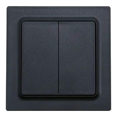 Eltako Funktaster F4T55E-am | 4-Kanal Wandsender | Aufputz | batterie- & leitungslos | 55x55mm | anthrazit matt