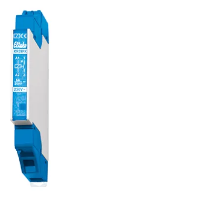 Eltako Koppelrelais KR09PK-230V | 230V AC | 1 Schließer | 6A | 0,5 TE | Plombierkappe | DIN-Schiene