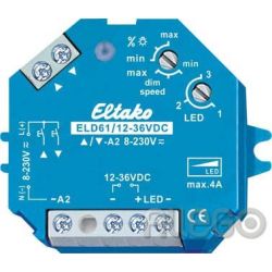 Eltako LED-Dimmschalter 12-36V DC ELD61/12-36V DC